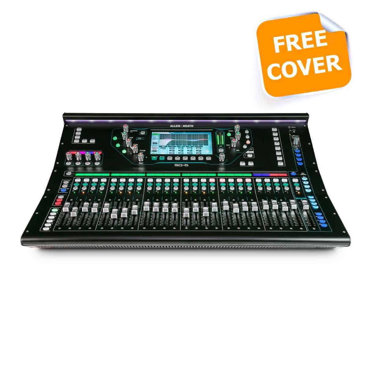Acht Platteland serveerster Allen & Heath SQ6 Digital Mixer - FREE COVER & DELIVERY – AudioCP